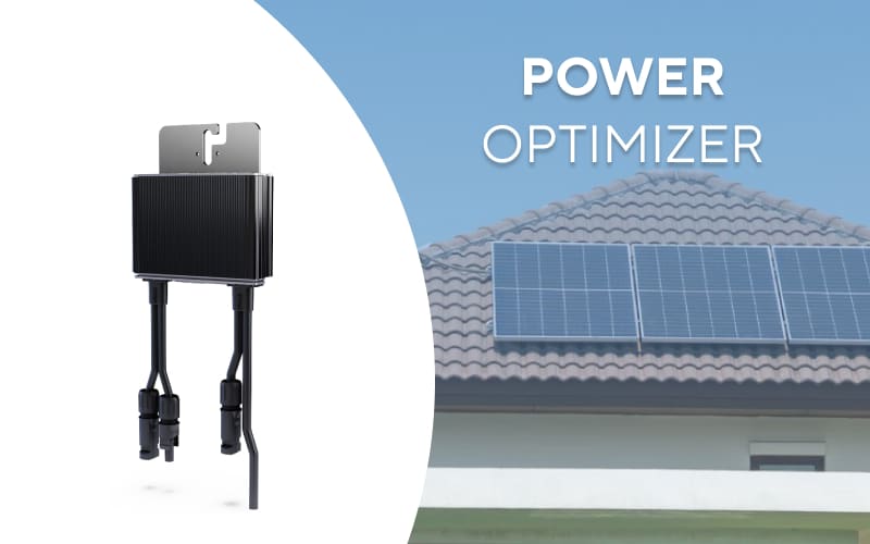 power optimizer คืออุปกรณ์ที่ติดตั้งไว้ที่แผงโซล่าเซลล์ มีหน้าที่ปรับแต่งการผลิตพลังงานให้เหมาะสม