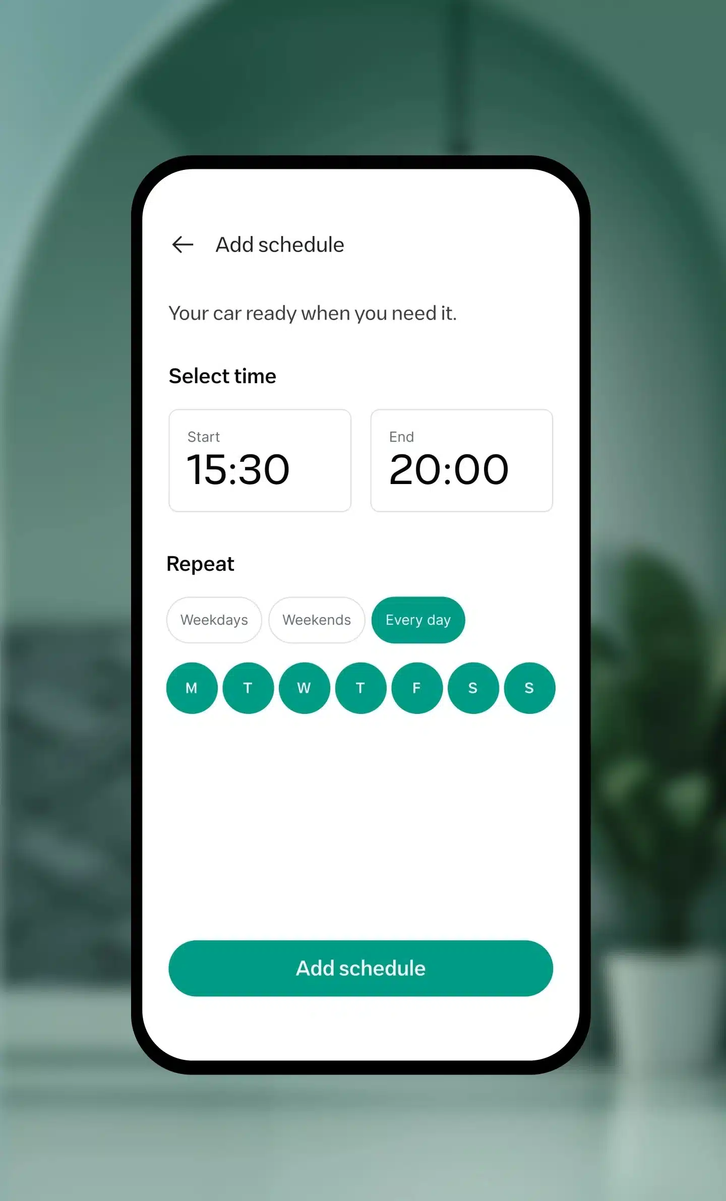mobile application my wallbox กำหนดเวลาการชาร์จรถ ev ได้
