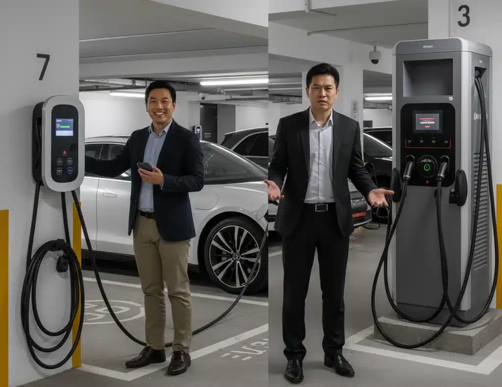 เลือกประเภท ev charger ให้เหมาะสมกับคอนโด