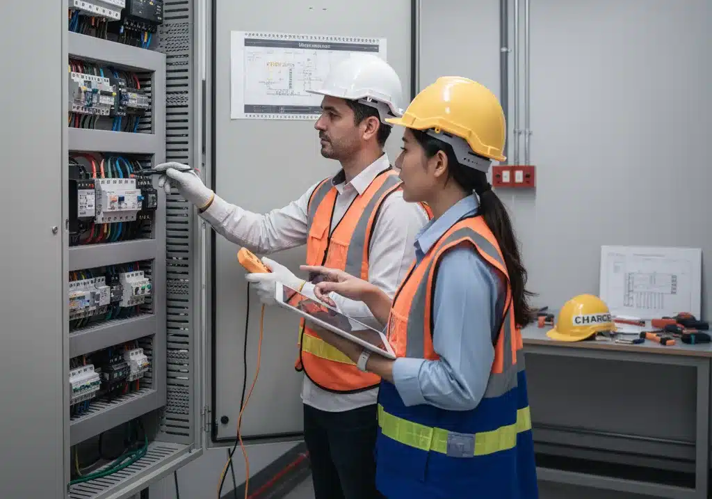 สำรวจระบบไฟฟ้าก่อนติดตั้ง ev charger คอนโด